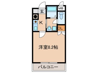 間取図 エミリエ大濠