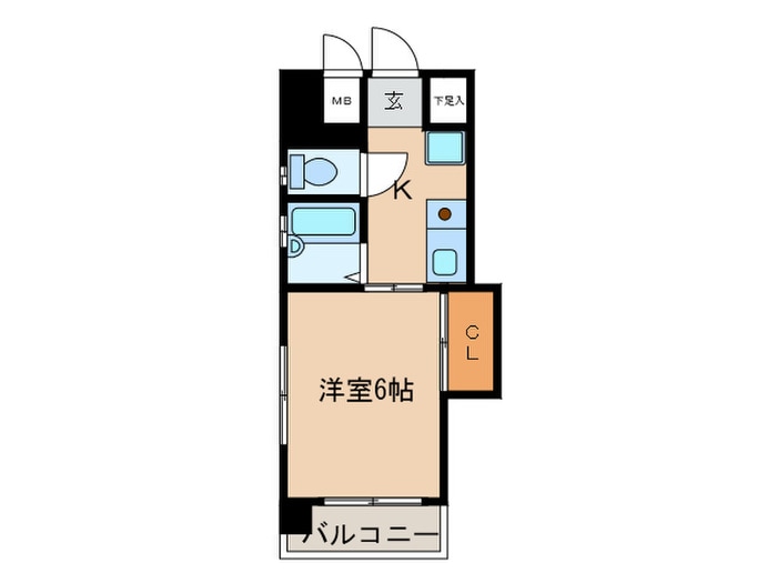間取り図 メープルコート西新
