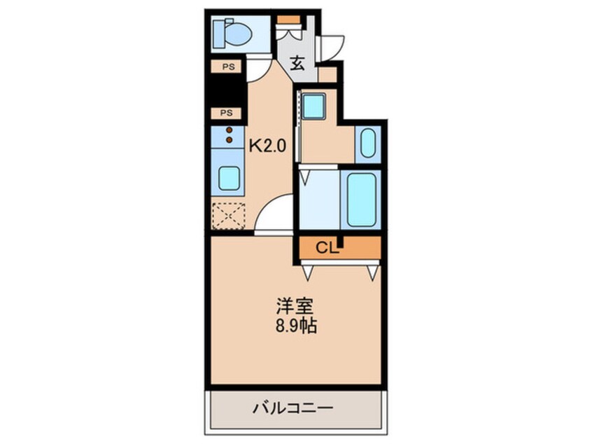 間取図 ピタゴラ箱崎