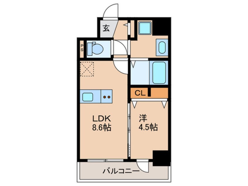 間取図 ピタゴラ箱崎