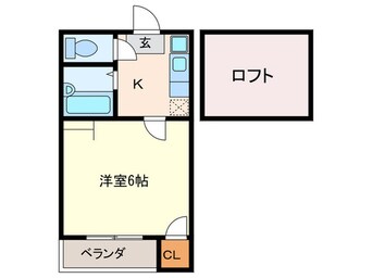 間取図 グランディア竹下