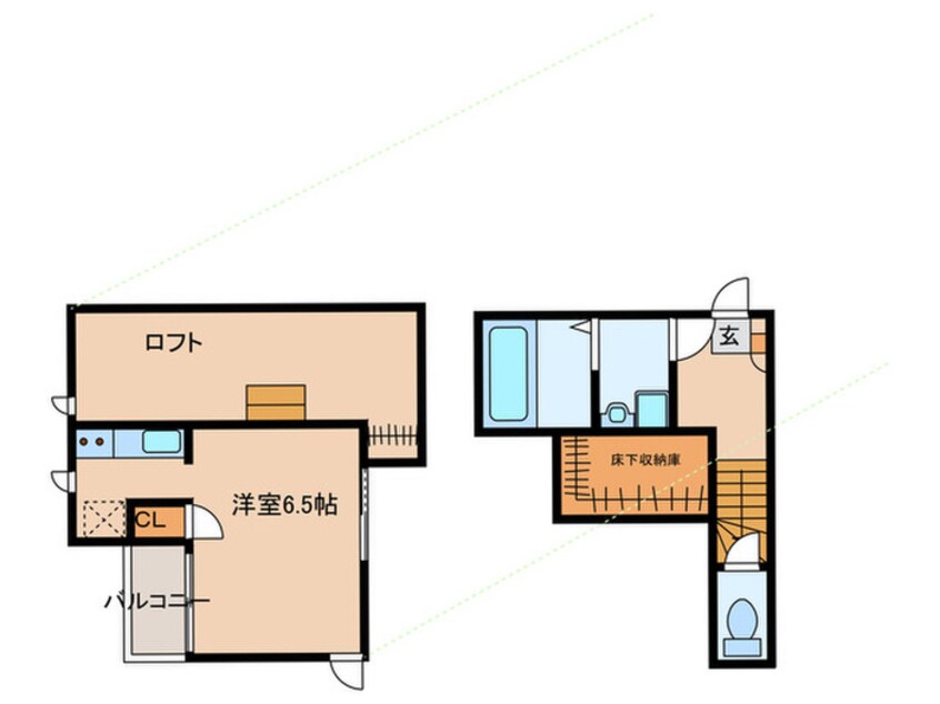 間取図 CB千鳥サン・ザ・ガーデン