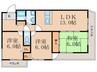 エクセル徳力 3LDKの間取り