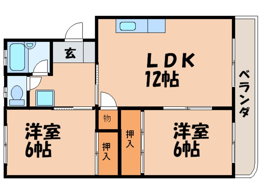 間取図 ミネルヴァ日佐