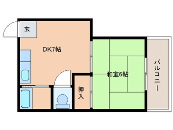 間取図 チェリーコーポ