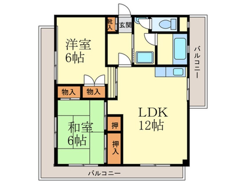 間取図 第２岸川ビル