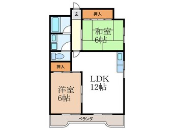 間取図 的場藤ﾋﾞﾙ