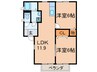 さくら 2LDKの間取り