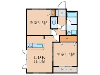 間取図 高峰第6晴和ビル