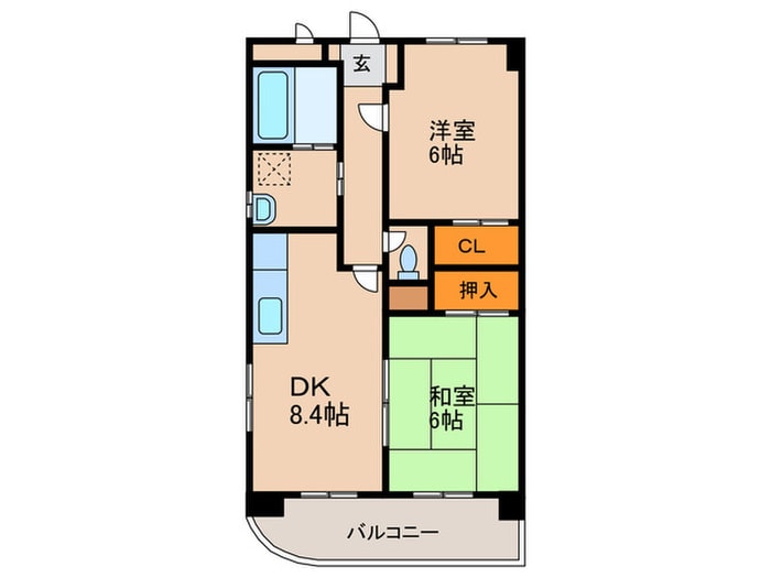 間取り図 ミドール南ヶ丘