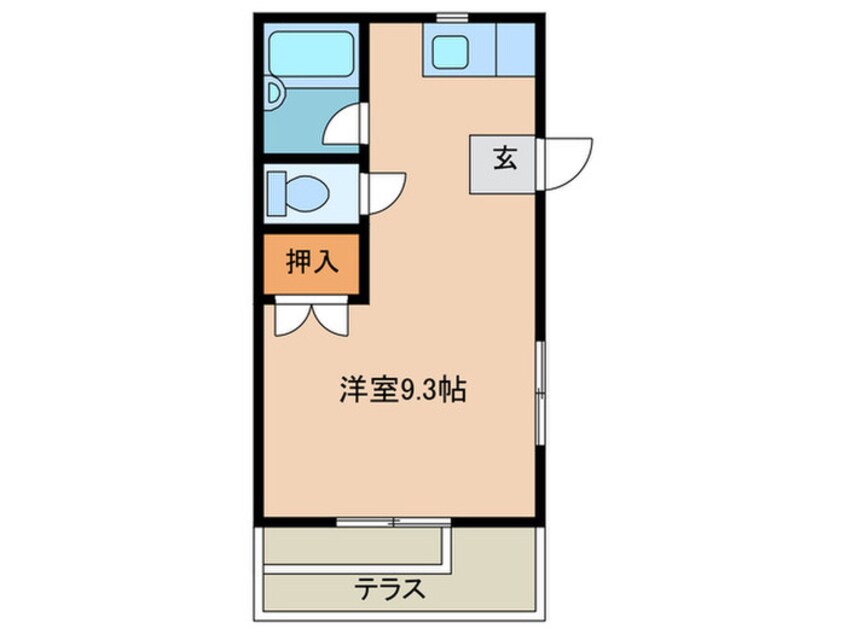 間取図 エクセルハイツ箱崎