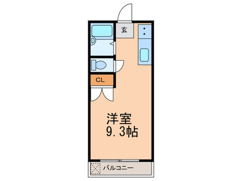 間取図 エクセルハイツ箱崎