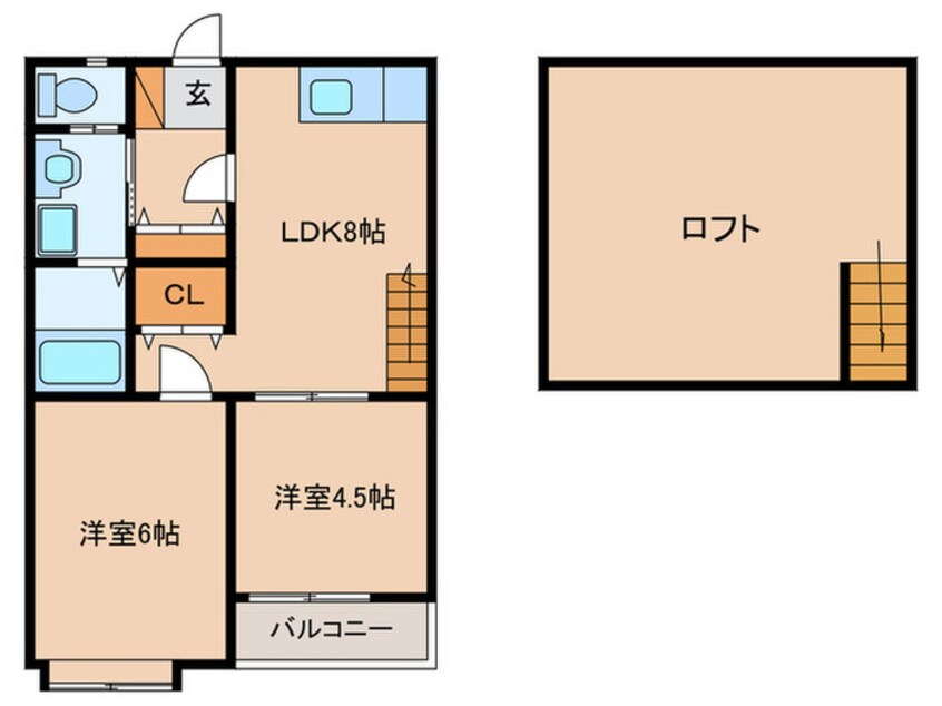 間取図 リンデン小笹