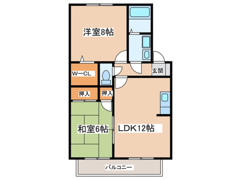 間取図 フェリーチェ西都