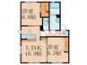 ＦＯＲＥＮＡ　Ｃ棟 2LDKの間取り