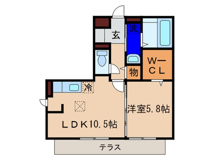 間取り図 リアン　ド　ファミ－ユＡ棟