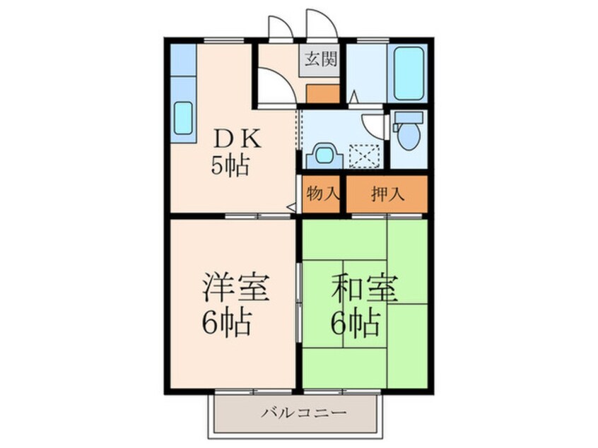 間取図 ビーライン湯川