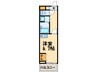 博多Ｖビル 1Rの間取り