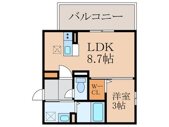 間取図 Brillia Twin Stage　A棟