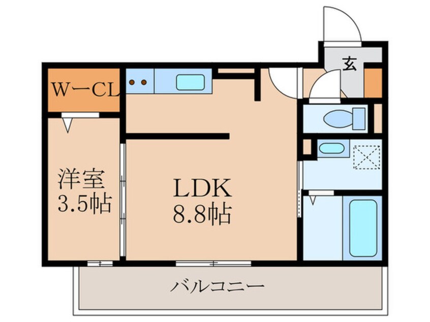 間取図 Brillia Twin Stage　A棟