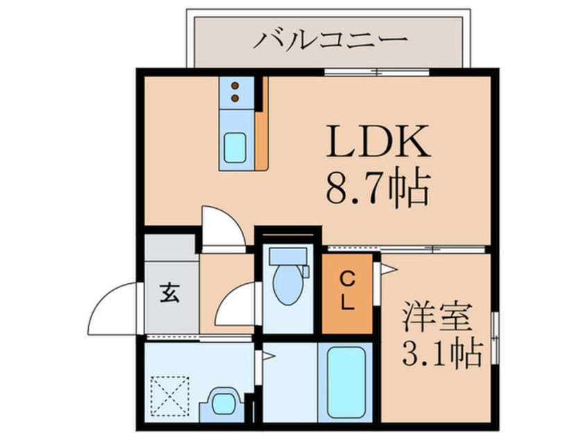 間取図 Brillia Twin Stage　A棟