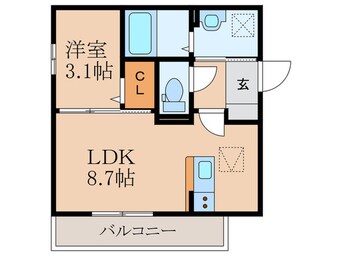間取図 Brillia Twin Stage B棟