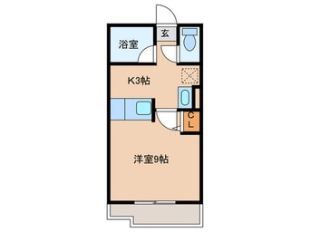 間取図 レインボー荒田Ⅱ