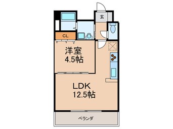 間取図 Ｅ．ＰＯＰＵＬＡＲ Ⅱ
