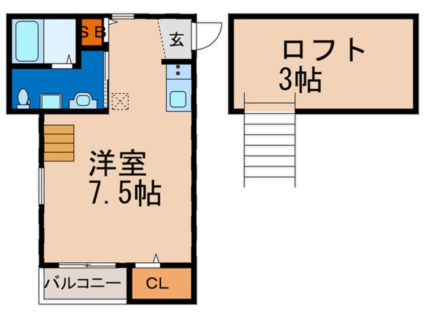 間取図 porte-chance