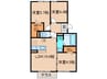 リアン　ド　ファミ－ユＢ棟 3LDKの間取り