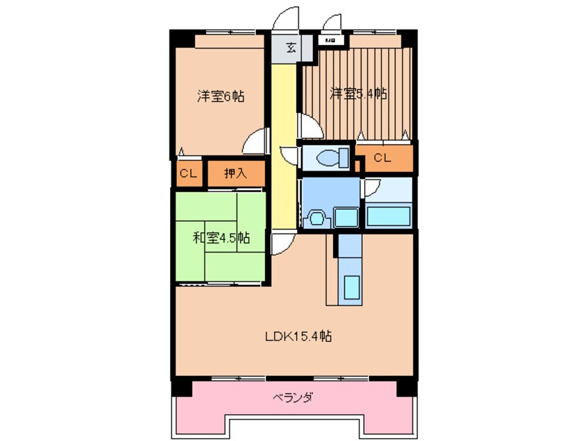 間取図 エレガンテ・オーラ