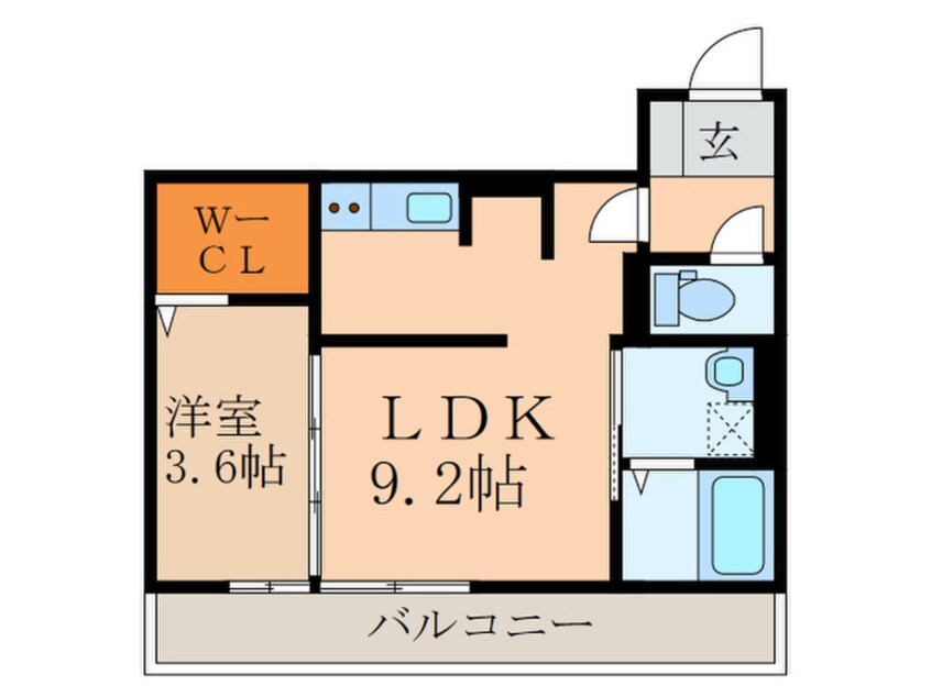 間取図 グランメゾン城野