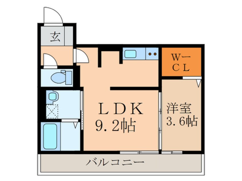 間取図 グランメゾン城野