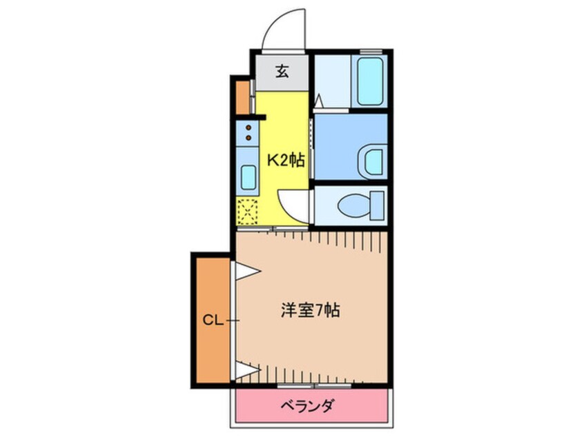 間取図 コ－ポ日の里壱番館