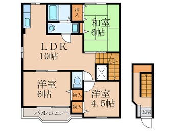 間取図 グリシーナKF