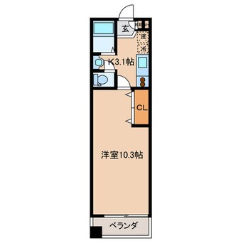 間取図 フォンス平尾