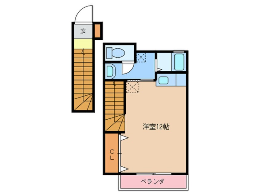 間取図 コ－ポ日の里弐番館