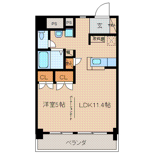 間取り図 パストラーレ米長