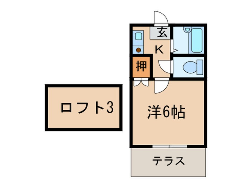 間取図 サンワパレス折尾Ⅲ