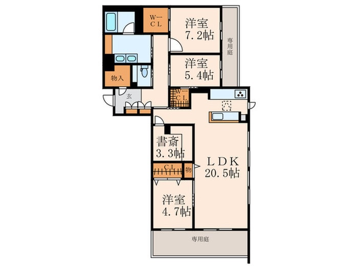 間取り図 Shamaison Capital