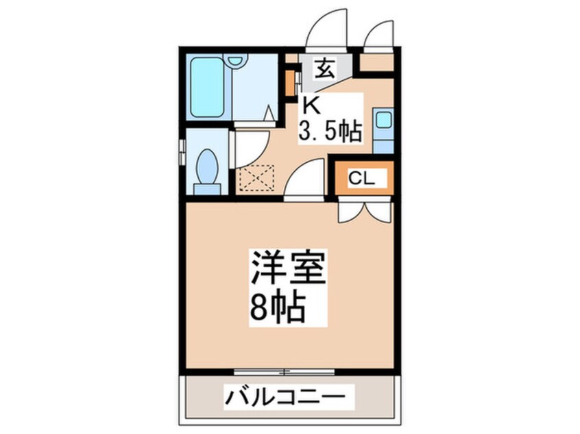 間取図 サバービア都府楼