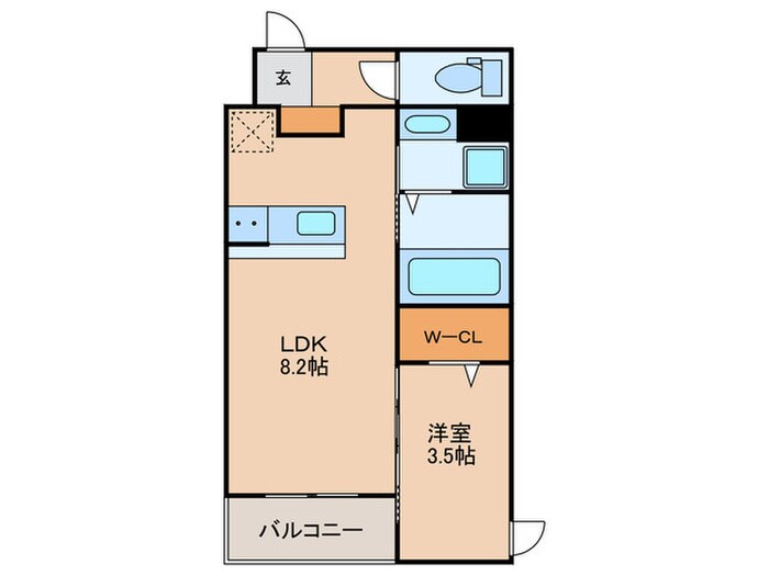 間取り図 Alivis南福岡north