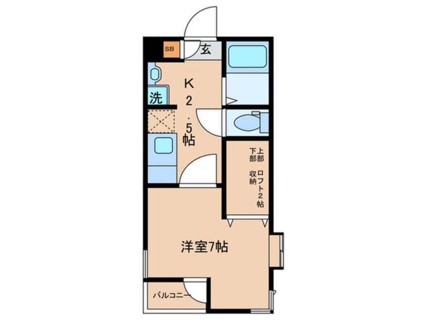 間取図 タウンコート荒田