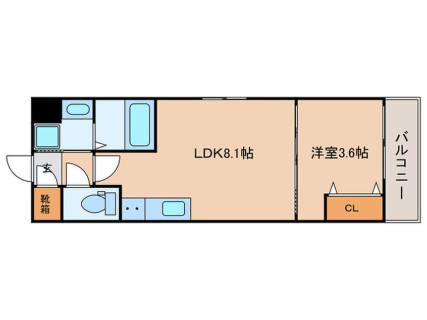 間取図 Alivis南福岡South