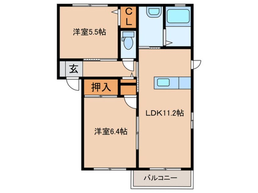 間取図 モンターナ上新入