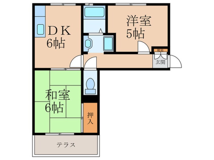 間取図 第３新屋敷ハイツ