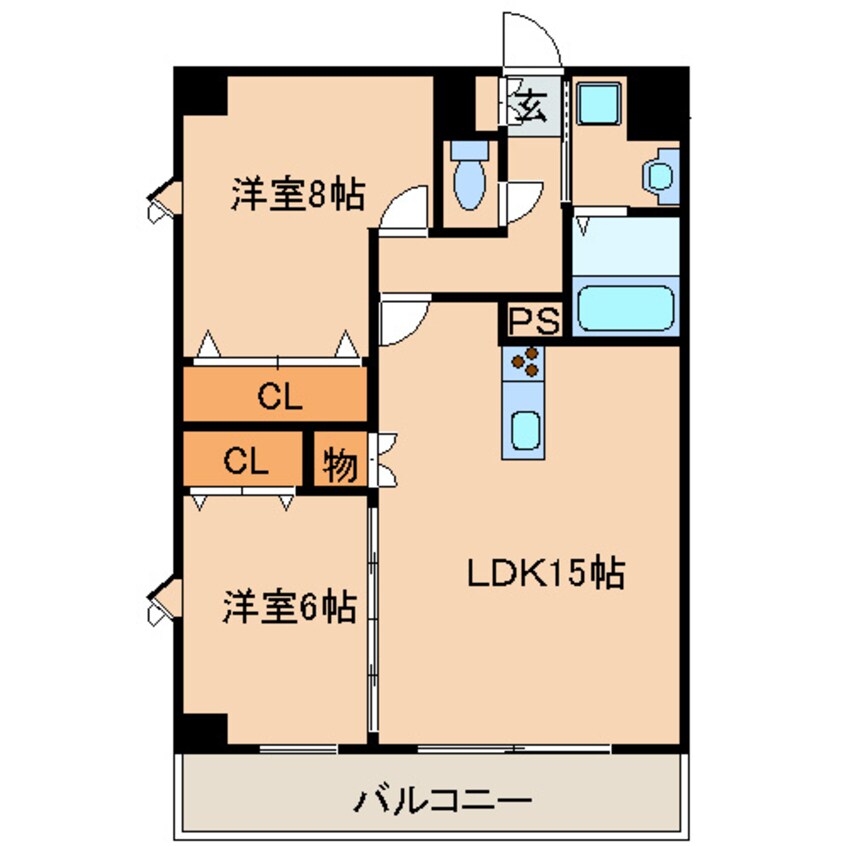 間取図 フェリセ ステージ梅光園