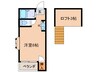 イッセイ姪浜駅前 1Rの間取り