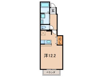 間取図 メゾングラ－スＭ
