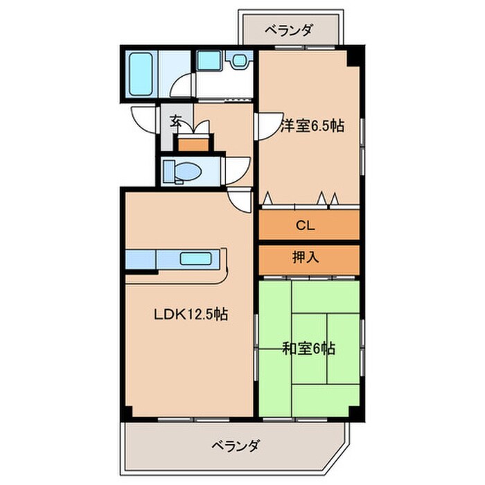 間取り図 オベールジュ宗像